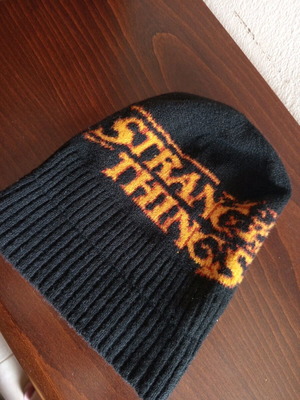 Zara hat new, black and orange, size S
