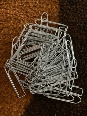 Book clips like new, pack of 60