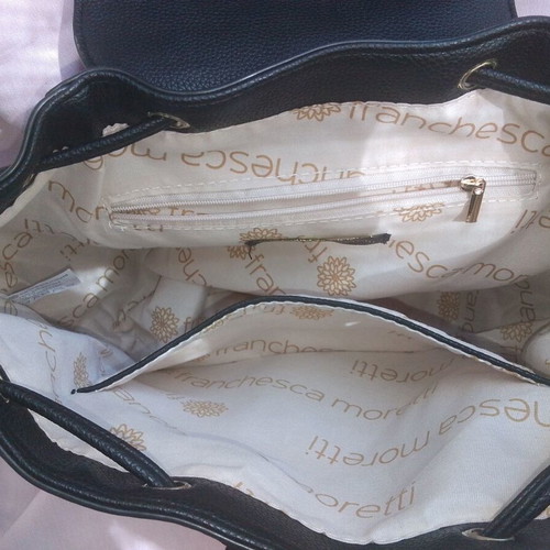 Franchesca Moretti black women's backpack like new