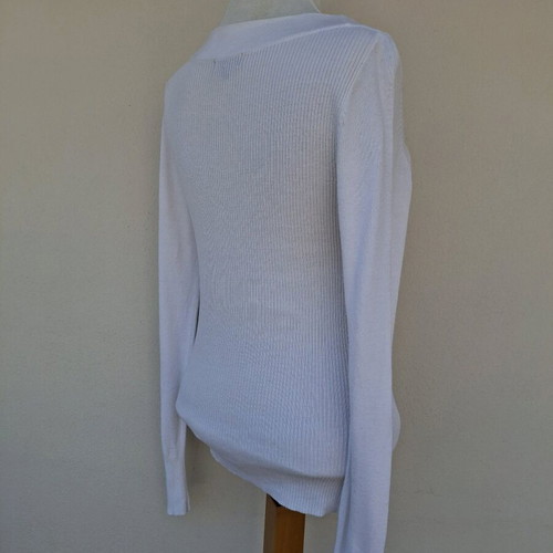 Pomodoro knitted sweater white XL like new