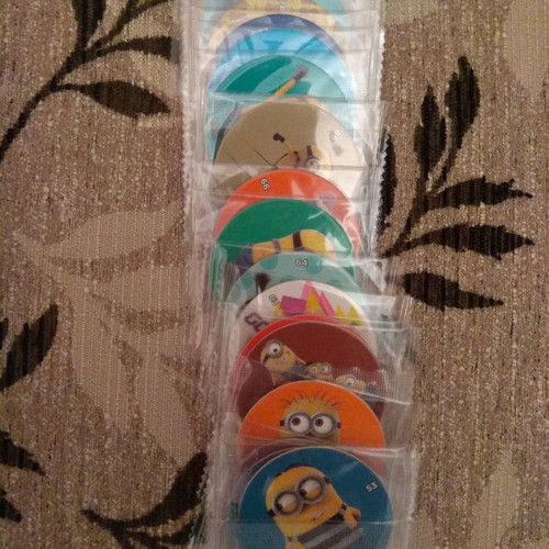 Chipicao Despicable Me 3 caps set new, 44 pieces