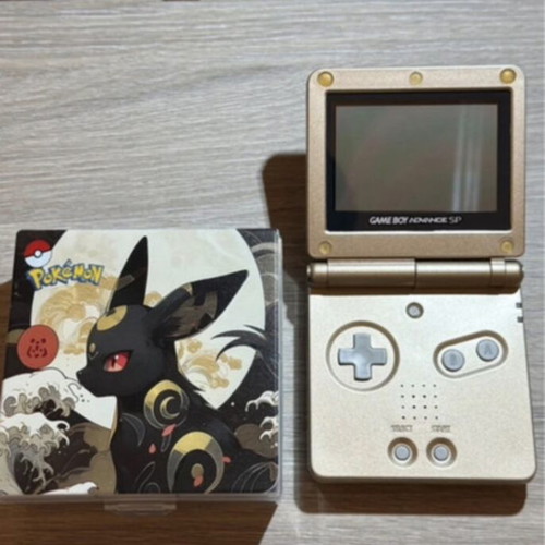 Pokémon Umbreon Custom Game Boy Advance SP with Case