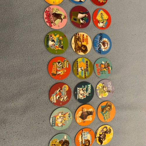 Madagascar Tazos new, pack breakable