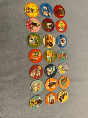 Madagascar Tazos new, pack breakable