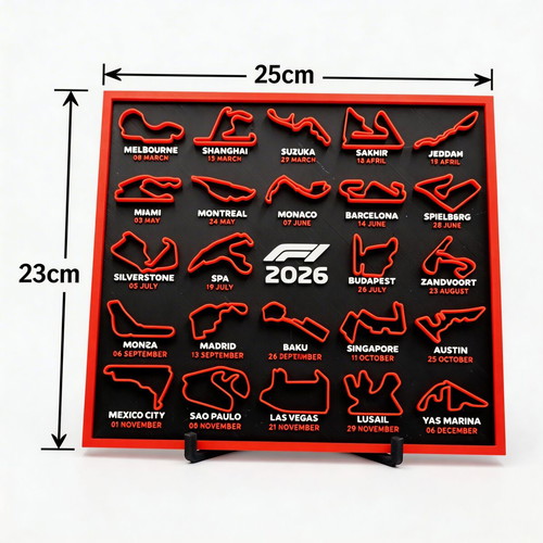 Formula 1 Calendar 2026 new