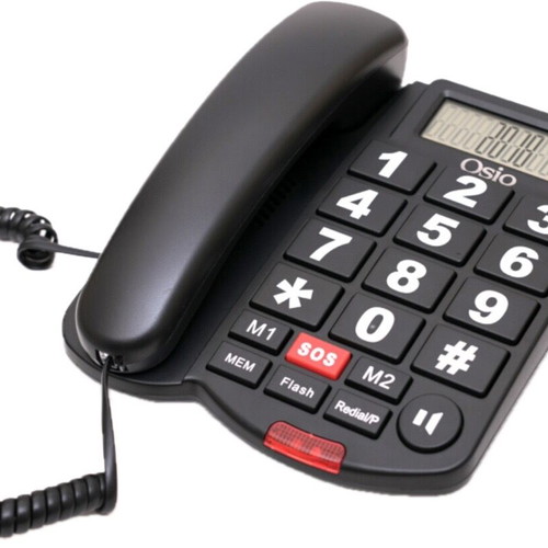 Osio wired office phone new with large buttons and SOS