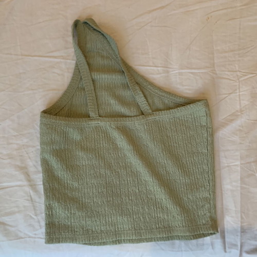 One Shoulder Green Top H&M like new, sizes XS and S