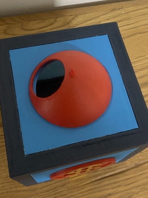 3D printed Scrooge McDuck treasure safe piggy bank hand-painted