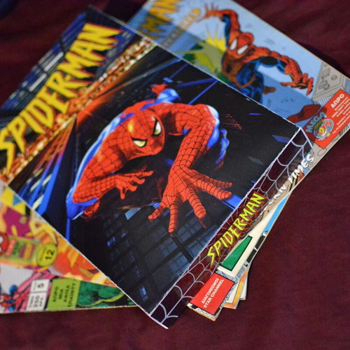 Adventures of Spiderman Comic Magazine Holder new