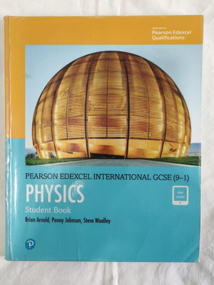 Pearson Edexcel International GCSE Physics Student Book 2017, like new