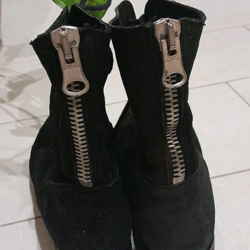 Castor boots used, black, size 39