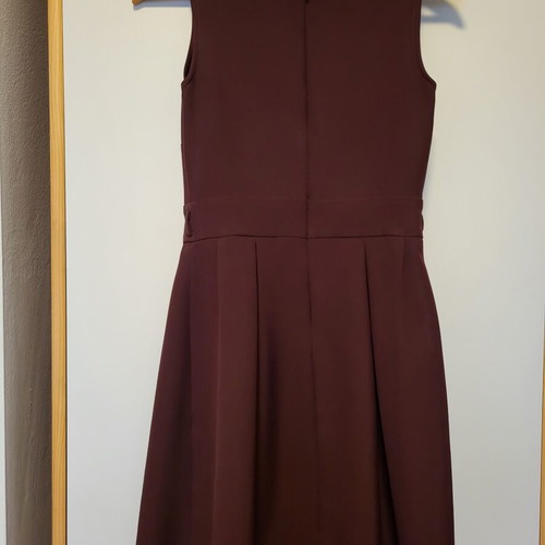 Enzzo dress small, dark brown-red bordeaux