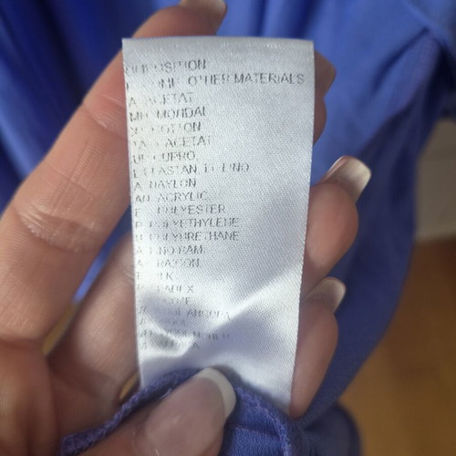Devotion maxi wrap dress like new, size M, blue and purple