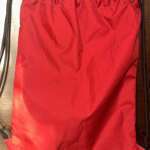 Jordan gym bag like new, red backpack