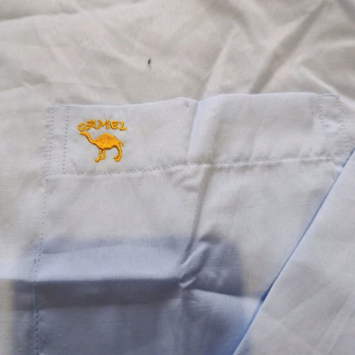 Camel men's shirt XXL like new, classic light blue