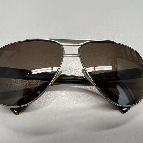 Dolce & Gabbana Aviator sunglasses used, vintage brown tortoise shell