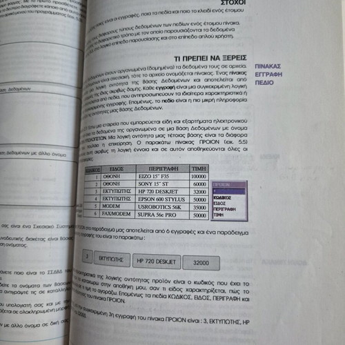 Office Automation used book, Greek language
