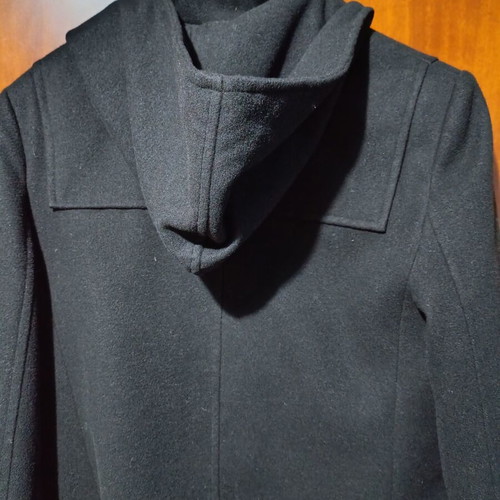 Montgomery coat women's used, black, handmade, size M-L