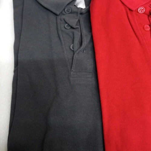 Polo shirts medium 4 pieces, 3 red and 1 gray