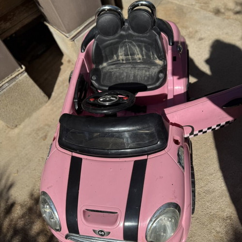 Pink Electric Ride-On Car for Kids used, mini style