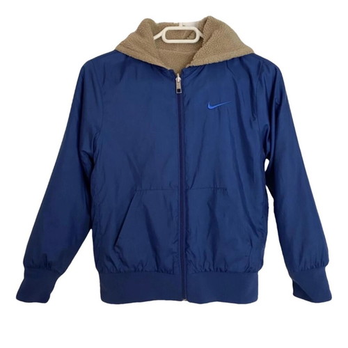 Nike kids double face jacket size medium like new