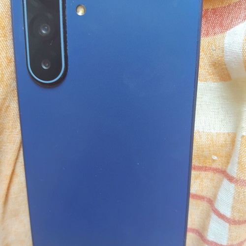 Samsung A17 and A05s mobile phones used, blue