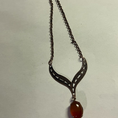 Necklace with Twice As Nice stone like new
