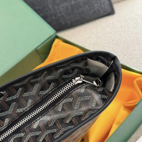 Goyard Canvas Artois PM τσάντες ώμου νέες, λευκό και πράσινο