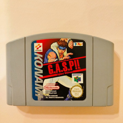 G.A.S.P!! Nintendo 64 game used, fighting