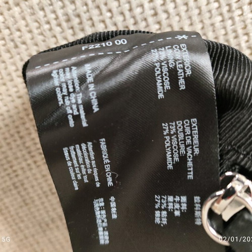 Lacoste leather bucket bag black, new with tags