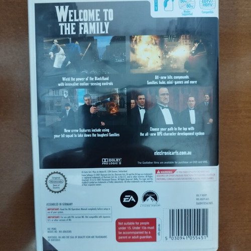 The Godfather Blackhand Edition Wii used