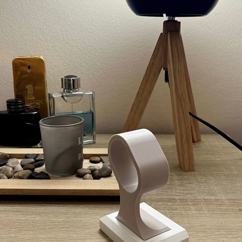 Watch stand new for 4 watches in beige-white color