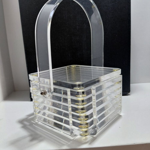 Plexiglass coasters used