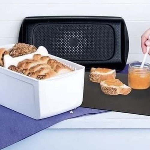 Smart Junior Tupperware Bread Box collectible color new