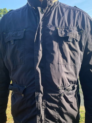 Monte Napoleone navy blue jacket XXXL used