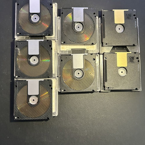 Minidisc Recordable Tdk & Sony used, pack of 7, untested