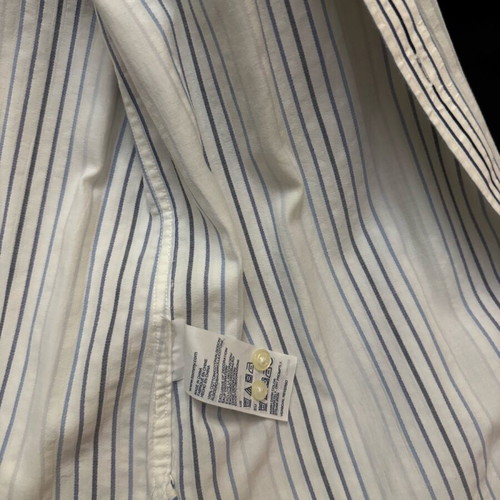 Cotton shirt Tommy Hilfiger like new, size M, white and blue