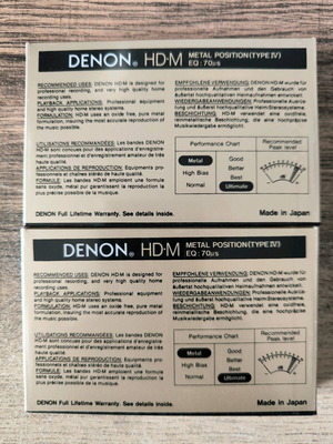 DENON tape metal position 75 λεπτά καινούργιο, σφραγισμένο