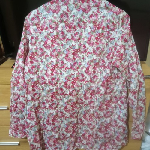 Floral long-sleeve shirt XXL cotton like new