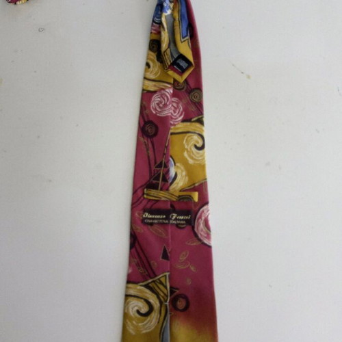 Vintage Italian silk tie like new, multicolored