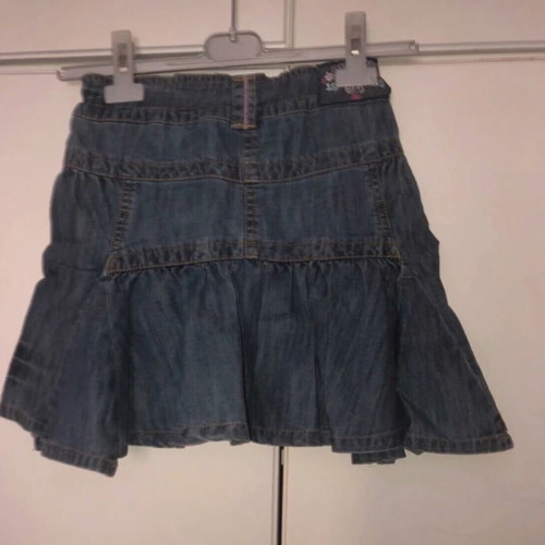 Idexe denim skirt with elastic waist, blue, size 134 cm