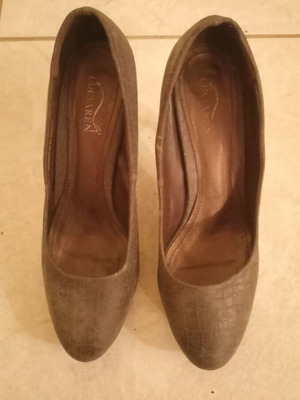 Pumps used size 40 gray and beige