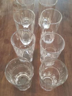 Kronos classic glasses set of 8 for wine, water or juice