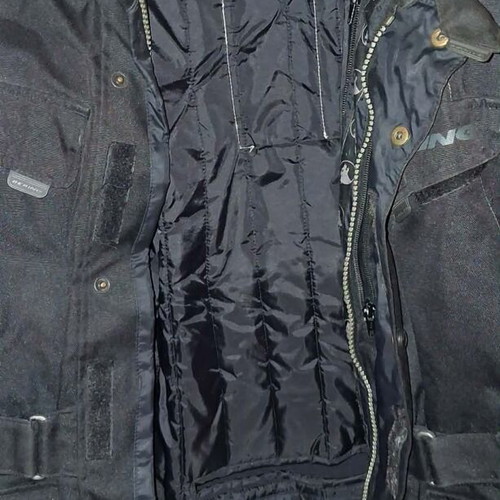 Bering motorcycle jacket size M used with protective armor