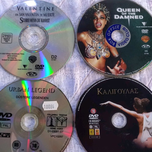 DVD pack of 35 old movies used with subtitles