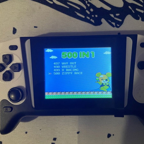Handheld παιχνιδομηχανή καινούργια με 500 παιχνίδια, οθόνη 3,5 ιντσών