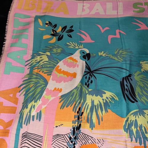 Wild Country foulard scarf new, multicolored, 130x130 cm