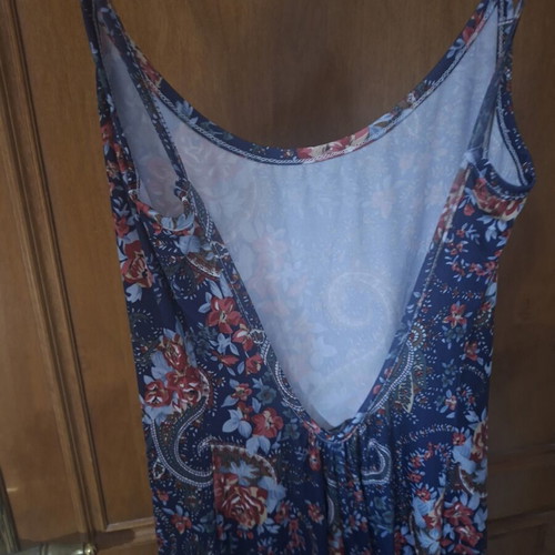Women's maxi dress printed one size new