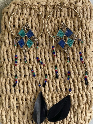 Σκουλαρίκι μακρύ Zara σαν καινούργιο