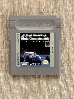 Nigel Mansell’s WCR Nintendo Game Boy употребяван